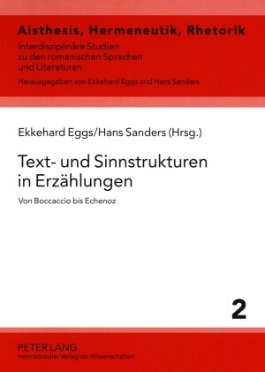Buchcover Text- und Sinnstrukturen in Erzählungen  | EAN 9783631578957 | ISBN 3-631-57895-4 | ISBN 978-3-631-57895-7
