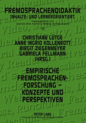 Buchcover Empirische Fremdsprachenforschung – Konzepte und Perspektiven  | EAN 9783631584446 | ISBN 3-631-58444-X | ISBN 978-3-631-58444-6