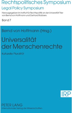 Buchcover Universalität der Menschenrechte  | EAN 9783631588536 | ISBN 3-631-58853-4 | ISBN 978-3-631-58853-6