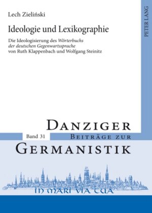 Buchcover Ideologie und Lexikographie | Lech Zielinski | EAN 9783631598740 | ISBN 3-631-59874-2 | ISBN 978-3-631-59874-0