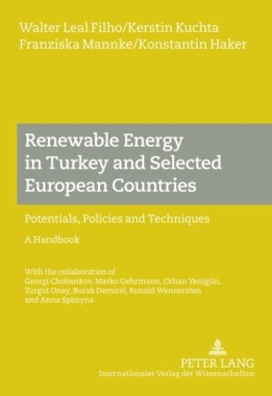 Buchcover Renewable Energy in Turkey and Selected European Countries | Walter Leal Filho | EAN 9783631599228 | ISBN 3-631-59922-6 | ISBN 978-3-631-59922-8