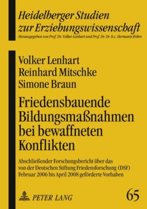 Buchcover Friedensbauende Bildungsmaßnahmen bei bewaffneten Konflikten | Volker Lenhart | EAN 9783631600825 | ISBN 3-631-60082-8 | ISBN 978-3-631-60082-5