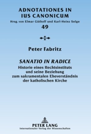 Buchcover Sanatio in radice | Peter Fabritz | EAN 9783631604151 | ISBN 3-631-60415-7 | ISBN 978-3-631-60415-1