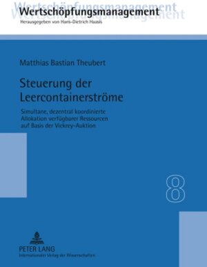 Buchcover Steuerung der Leercontainerströme | Matthias Theubert | EAN 9783631605226 | ISBN 3-631-60522-6 | ISBN 978-3-631-60522-6