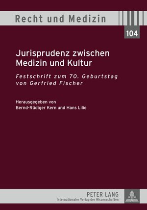 Buchcover Jurisprudenz zwischen Medizin und Kultur  | EAN 9783631609736 | ISBN 3-631-60973-6 | ISBN 978-3-631-60973-6