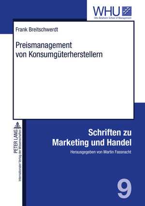 Buchcover Preismanagement von Konsumgüterherstellern | Frank Breitschwerdt | EAN 9783631612804 | ISBN 3-631-61280-X | ISBN 978-3-631-61280-4