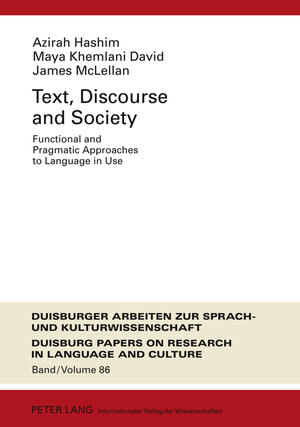 Buchcover Text, Discourse and Society  | EAN 9783631617632 | ISBN 3-631-61763-1 | ISBN 978-3-631-61763-2