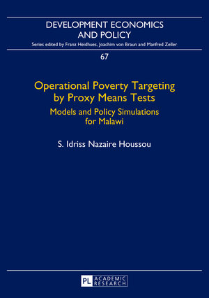 Buchcover Operational Poverty Targeting by Proxy Means Tests | Nazaire Idriss Houssou | EAN 9783631625705 | ISBN 3-631-62570-7 | ISBN 978-3-631-62570-5