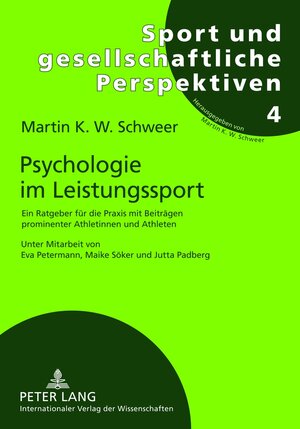 Buchcover Psychologie im Leistungssport | Martin K. W. Schweer | EAN 9783631635964 | ISBN 3-631-63596-6 | ISBN 978-3-631-63596-4