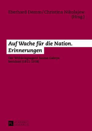 Buchcover Auf Wache für die Nation. Erinnerungen  | EAN 9783631644515 | ISBN 3-631-64451-5 | ISBN 978-3-631-64451-5