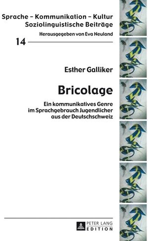 Buchcover Bricolage | Esther Galliker | EAN 9783631646281 | ISBN 3-631-64628-3 | ISBN 978-3-631-64628-1