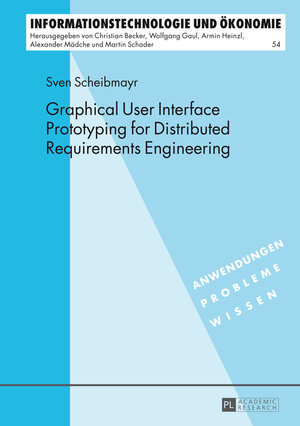 Buchcover Graphical User Interface Prototyping for Distributed Requirements Engineering | Sven Scheibmayr | EAN 9783631650943 | ISBN 3-631-65094-9 | ISBN 978-3-631-65094-3