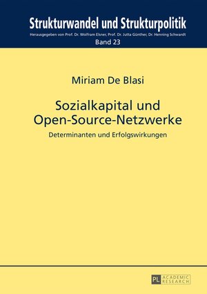 Buchcover Sozialkapital und Open-Source-Netzwerke | Miriam De Blasi | EAN 9783631657508 | ISBN 3-631-65750-1 | ISBN 978-3-631-65750-8