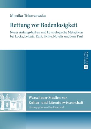 Buchcover Rettung vor Bodenlosigkeit | Monika Tokarzewska | EAN 9783631662922 | ISBN 3-631-66292-0 | ISBN 978-3-631-66292-2