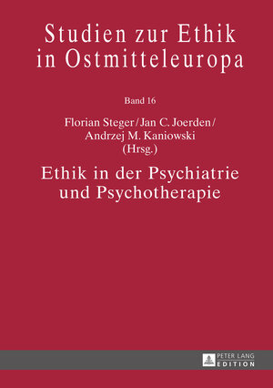 Buchcover Ethik in der Psychiatrie und Psychotherapie  | EAN 9783631663936 | ISBN 3-631-66393-5 | ISBN 978-3-631-66393-6