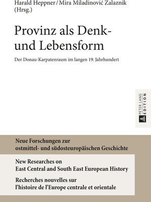 Buchcover Provinz als Denk- und Lebensform  | EAN 9783631665695 | ISBN 3-631-66569-5 | ISBN 978-3-631-66569-5