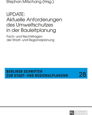 Buchcover UPDATE: Aktuelle Anforderungen des Umweltschutzes in der Bauleitplanung  | EAN 9783631670484 | ISBN 3-631-67048-6 | ISBN 978-3-631-67048-4