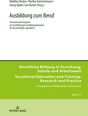 Buchcover Ausbildung zum Beruf | Matthias Becker | EAN 9783631673690 | ISBN 3-631-67369-8 | ISBN 978-3-631-67369-0