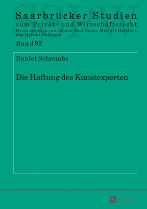 Buchcover Die Haftung des Kunstexperten | Daniel Schrembs | EAN 9783631675854 | ISBN 3-631-67585-2 | ISBN 978-3-631-67585-4