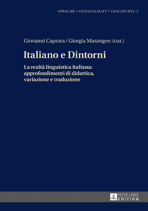 Buchcover Italiano e Dintorni  | EAN 9783631731246 | ISBN 3-631-73124-8 | ISBN 978-3-631-73124-6