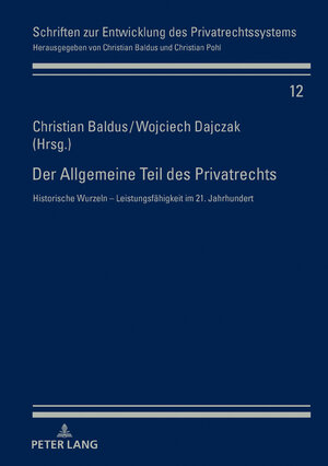 Buchcover Der Allgemeine Teil des Privatrechts  | EAN 9783631749289 | ISBN 3-631-74928-7 | ISBN 978-3-631-74928-9