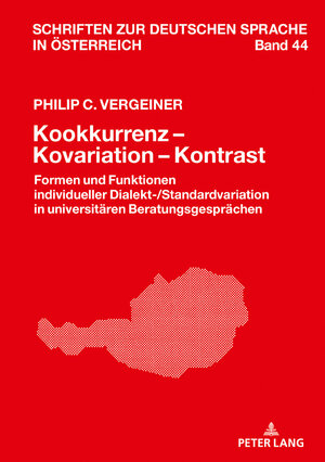 Buchcover Kookkurrenz – Kovariation – Kontrast | Philip C. Vergeiner | EAN 9783631779736 | ISBN 3-631-77973-9 | ISBN 978-3-631-77973-6