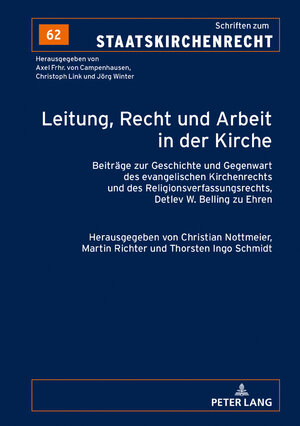 Buchcover Leitung, Recht und Arbeit in der Kirche  | EAN 9783631791479 | ISBN 3-631-79147-X | ISBN 978-3-631-79147-9