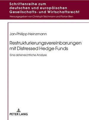 Buchcover Restrukturierungsvereinbarungen mit Distressed Hedge Funds | Jan-Philipp Heinzmann | EAN 9783631792483 | ISBN 3-631-79248-4 | ISBN 978-3-631-79248-3
