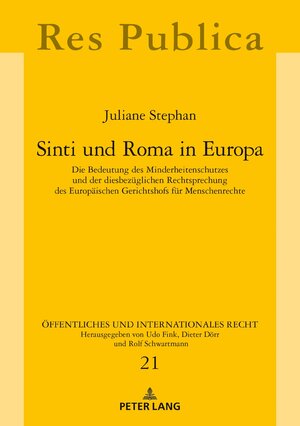 Buchcover Sinti und Roma in Europa | Juliane Stephan | EAN 9783631797365 | ISBN 3-631-79736-2 | ISBN 978-3-631-79736-5