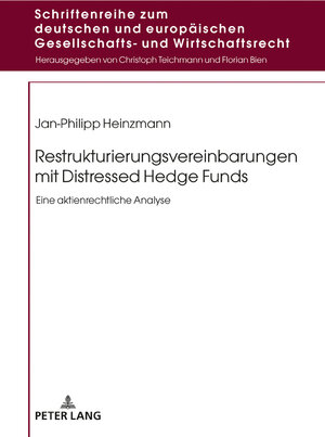Buchcover Restrukturierungsvereinbarungen mit Distressed Hedge Funds | Jan-Philipp Heinzmann | EAN 9783631797396 | ISBN 3-631-79739-7 | ISBN 978-3-631-79739-6