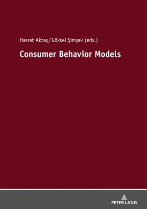 Buchcover Consumer Behavior Models  | EAN 9783631804933 | ISBN 3-631-80493-8 | ISBN 978-3-631-80493-3