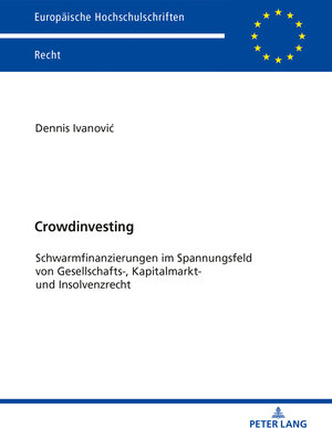 Buchcover Crowdinvesting | Dennis Ivanovic | EAN 9783631808597 | ISBN 3-631-80859-3 | ISBN 978-3-631-80859-7