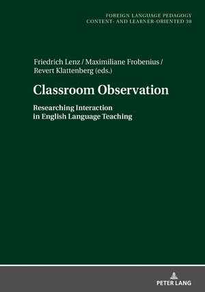 Buchcover Classroom Observation  | EAN 9783631810910 | ISBN 3-631-81091-1 | ISBN 978-3-631-81091-0