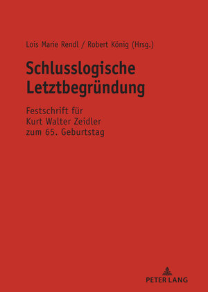 Buchcover Schlusslogische Letztbegründung  | EAN 9783631817247 | ISBN 3-631-81724-X | ISBN 978-3-631-81724-7