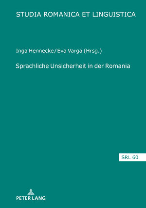 Buchcover Sprachliche Unsicherheit in der Romania  | EAN 9783631826096 | ISBN 3-631-82609-5 | ISBN 978-3-631-82609-6