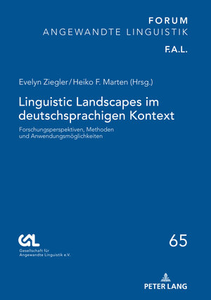 Buchcover Linguistic Landscapes im deutschsprachigen Kontext  | EAN 9783631840696 | ISBN 3-631-84069-1 | ISBN 978-3-631-84069-6