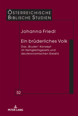 Buchcover Ein brüderliches Volk | Johanna Friedl | EAN 9783631850107 | ISBN 3-631-85010-7 | ISBN 978-3-631-85010-7