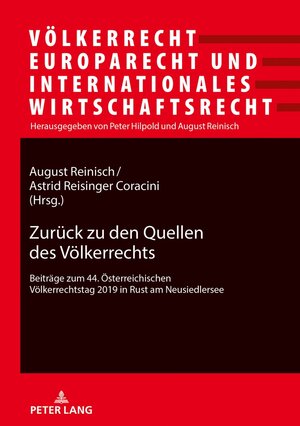 Buchcover Zurück zu den Quellen des Völkerrechts  | EAN 9783631857410 | ISBN 3-631-85741-1 | ISBN 978-3-631-85741-0
