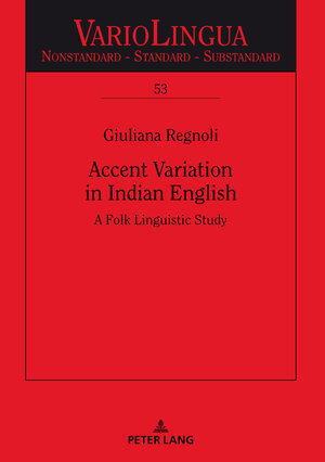 Buchcover Accent Variation in Indian English | Giuliana Regnoli | EAN 9783631857427 | ISBN 3-631-85742-X | ISBN 978-3-631-85742-7