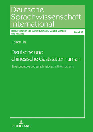 Buchcover Deutsche und chinesische Gaststättennamen | Cairen Lin | EAN 9783631871775 | ISBN 3-631-87177-5 | ISBN 978-3-631-87177-5