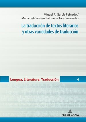 Buchcover La traducción de textos literarios y otras variedades de traducción  | EAN 9783631883273 | ISBN 3-631-88327-7 | ISBN 978-3-631-88327-3