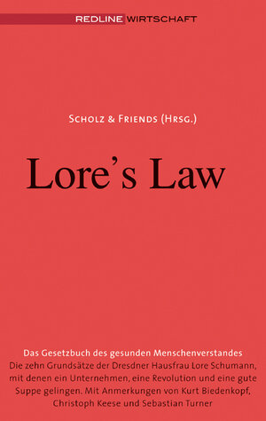 Lore's Law. Das Gesetzbuch des gesunden Menschenverstandes (Redline Wirtschaft)