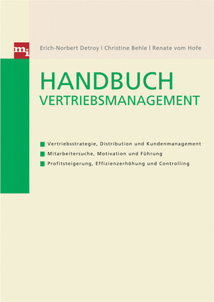 Buchcover Handbuch Vertriebsmanagement | Christine Behle | EAN 9783636030825 | ISBN 3-636-03082-5 | ISBN 978-3-636-03082-5