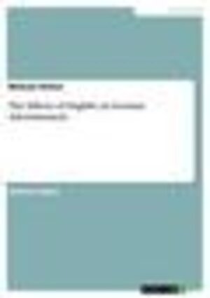Buchcover The Effects of English on German Advertisement | Michael Helten | EAN 9783638515740 | ISBN 3-638-51574-5 | ISBN 978-3-638-51574-0