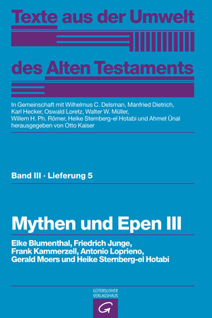 Buchcover Mythen und Epen III | Elke Blumenthal | EAN 9783641217747 | ISBN 3-641-21774-1 | ISBN 978-3-641-21774-7
