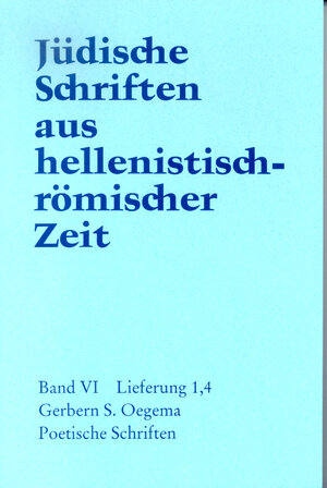 Buchcover Poetische Schriften | Gerbern S. Oegema | EAN 9783641248222 | ISBN 3-641-24822-1 | ISBN 978-3-641-24822-2