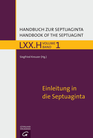 Buchcover Einleitung in die Septuaginta  | EAN 9783641310936 | ISBN 3-641-31093-8 | ISBN 978-3-641-31093-6