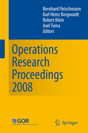 Buchcover Operations Research Proceedings 2008 | EAN 9783642001413 | ISBN 3-642-00141-6 | ISBN 978-3-642-00141-3