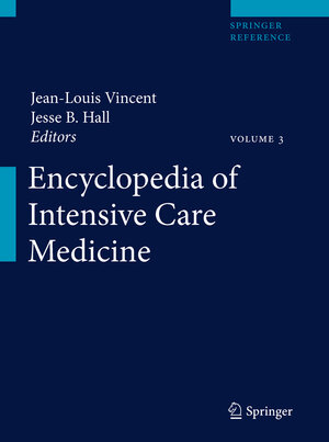 Buchcover Encyclopedia of Intensive Care Medicine  | EAN 9783642004193 | ISBN 3-642-00419-9 | ISBN 978-3-642-00419-3