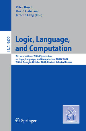 Buchcover Logic, Language, and Computation | EAN 9783642006647 | ISBN 3-642-00664-7 | ISBN 978-3-642-00664-7